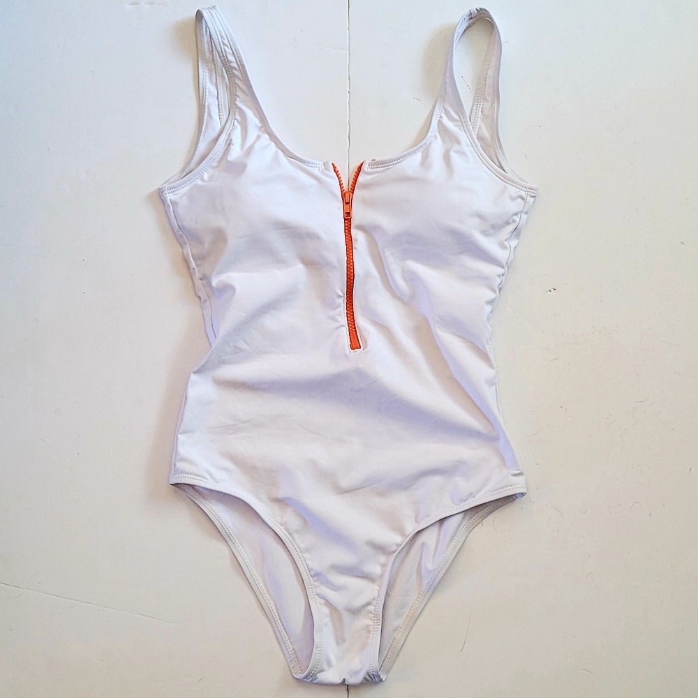 White+Orange One Piece